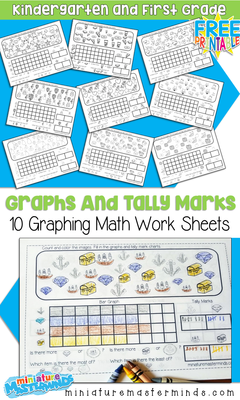 10 Free Printable Graphing Worksheets For Kindergarten And First | Free Printable Graphing Worksheets