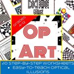 10 Optical Illusions! 10 Printable Worksheets And 23 Examples | Art | Optical Illusion Worksheets Printable