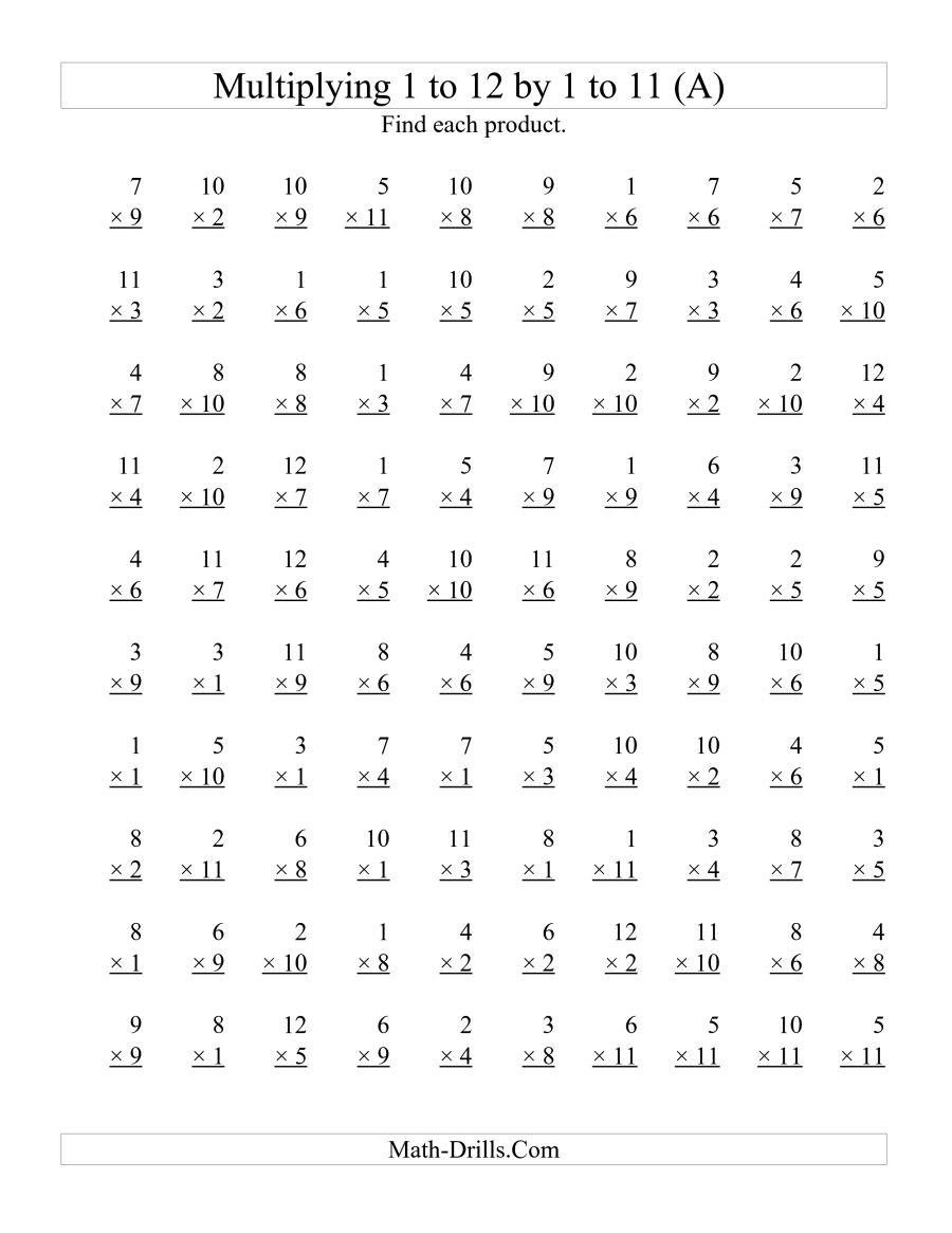 Times Table Sheet Then Multiplication Tables 1 12 Printable Multiplication Worksheets 1 12