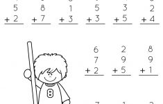 Free Printable Math Worksheets For 1St Grade Addition