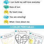 5 Day Self Love Challenge For Children | Therapy Tools | Self Esteem | Self Esteem Printable Worksheets For Kids