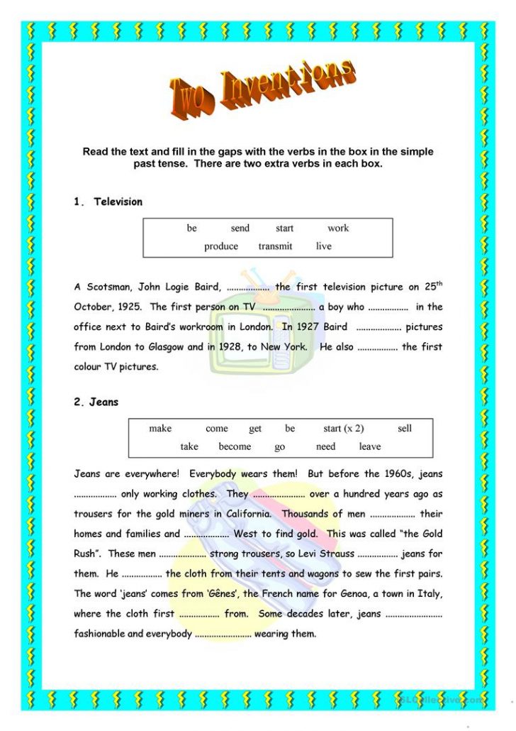 Invention Worksheets For Kids