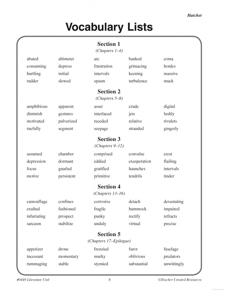 english-worksheets-hatchet-vocabulary-hatchet-vocabulary-esl