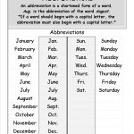 Abbreviations Worksheets From The Teacher's Guide | Free Printable Abbreviation Worksheets