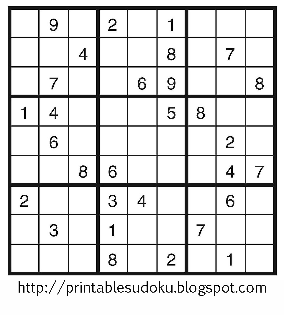 About 'printable Sudoku Puzzles'|Printable Sudoku Puzzle #77 ~ Tory | Printable Sudoku Worksheets