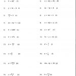 Algebra: Printable Math Sheets 8Th Grade For Algebra Graders | 9Th Grade Printable Worksheets Free