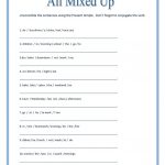 All Mixed Up ~ Sentence Scramble Worksheet   Free Esl Printable | Free Printable Scrambled Sentences Worksheets