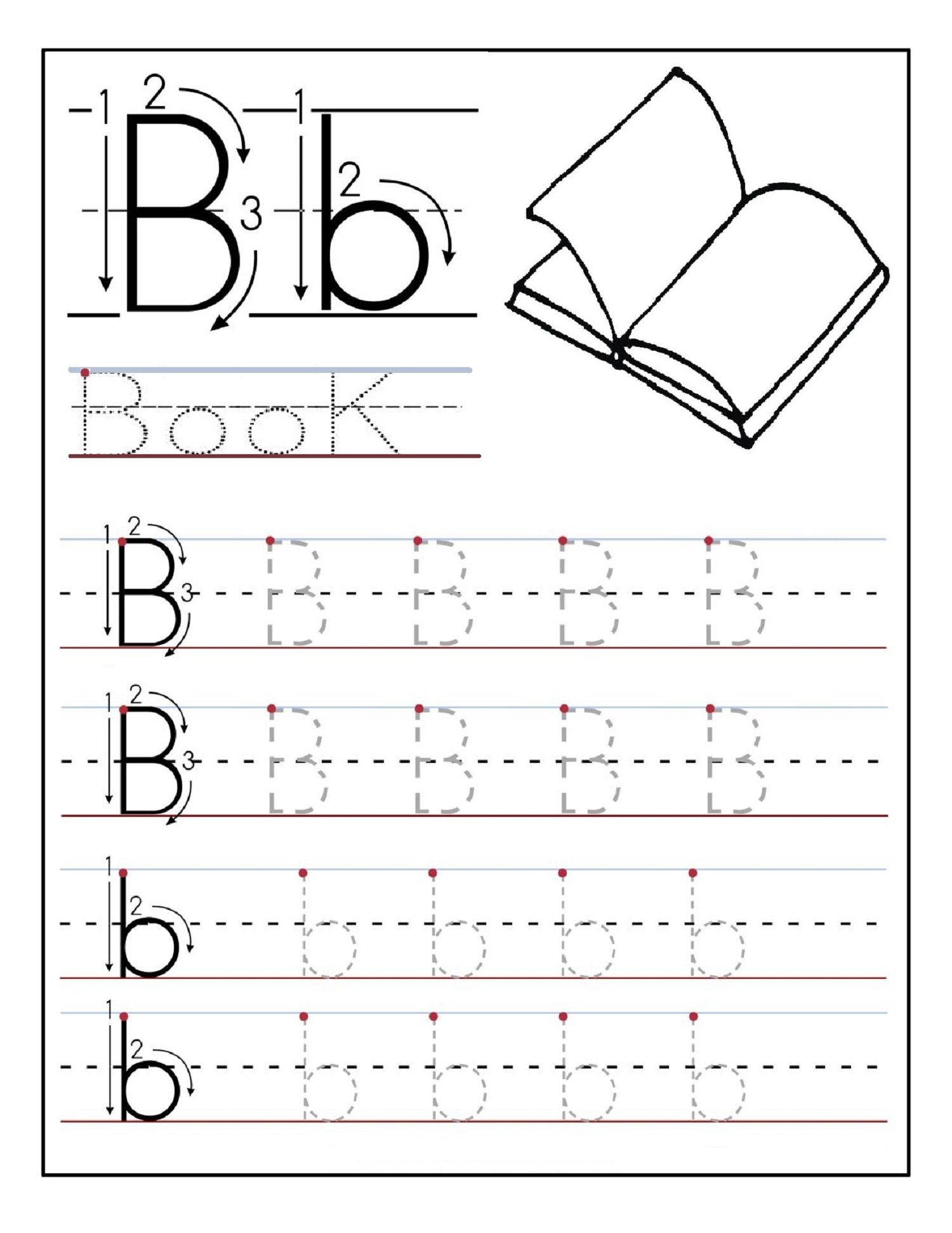 Alphabet Tracing Printables Best For Writing Introduction | Free Printable Letter Writing Worksheets