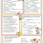 Am, Is, Are, Has, Have Worksheet   Free Esl Printable Worksheets | Free English Grammar Exercises Printable Worksheets