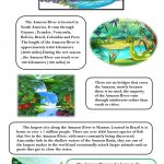 Amazon River Worksheet   Free Esl Printable Worksheets Madeteachers | River Worksheets Printables