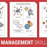 Anger Management Skill Cards (Worksheet) | Therapist Aid | Anger Management Printable Worksheets