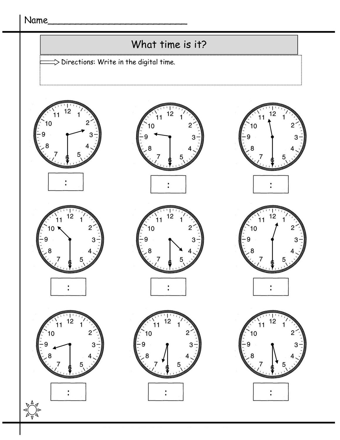 Printable Time Worksheets Grade 3 Printable Worksheets