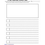 Blank Illustrated Acrostic Poem Worksheets (Handwriting Lines | Poetry Worksheets Printable
