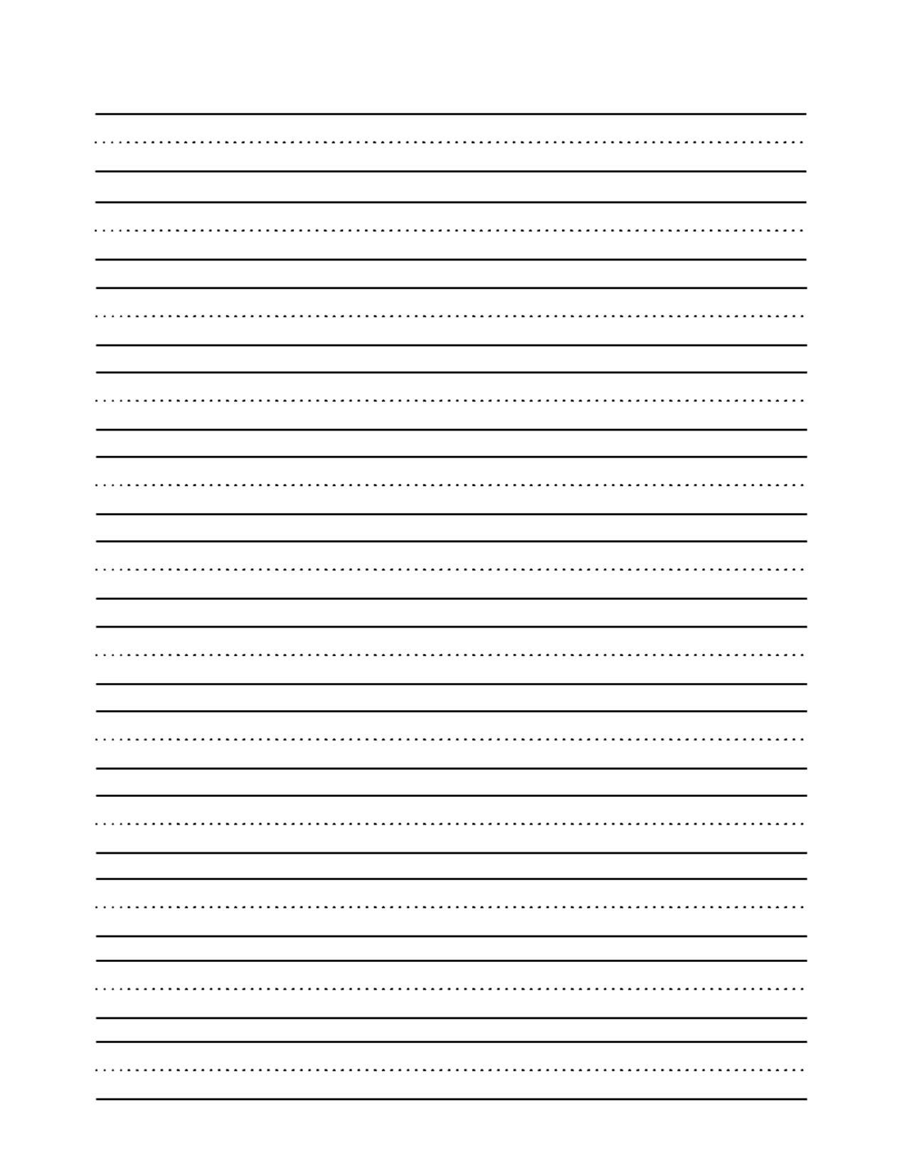 Blank Writing Sheets - Karis.sticken.co | Printable Blank Handwriting Worksheets