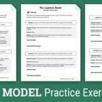 Cbt Practice Exercises (Worksheet) | Therapist Aid   Free Printable | Free Printable Counseling Worksheets