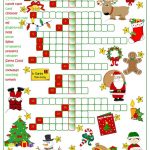 Christmas Fun   Crossword Worksheet   Free Esl Printable Worksheets | Christmas Fun Worksheets Printable Free