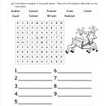 Christmas Worksheets And Printouts   Free Printable Christmas | Free Printable Christmas Worksheets For Third Grade