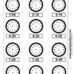 Clock Telling Time Worksheet Printable | Worksheetfun   Free | Telling Time Worksheets Printable