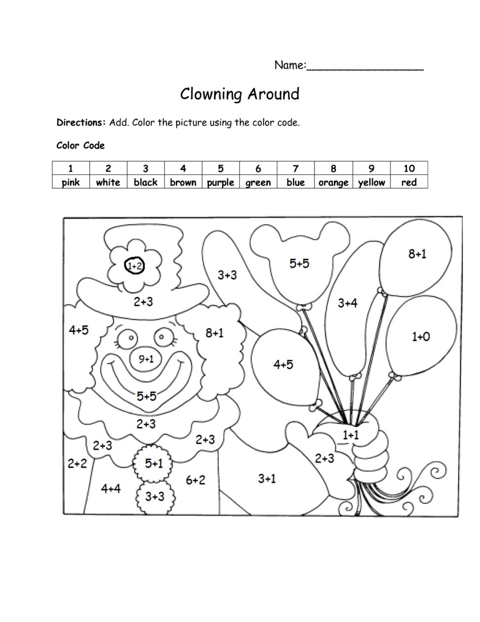 Coloring ~ Colornumber Math Worksheets Authenticlour Numbers | Free Printable Color By Number Addition Worksheets