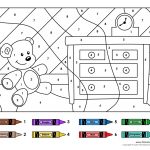 Colornumber Printables | And Away We Go | Number Worksheets | Free Printable Kindergarten Worksheets Color Words