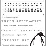 Crack The Code   Penguin Facts   Codebreaker Worksheet | Free | Crack The Code Worksheets Printable Free
