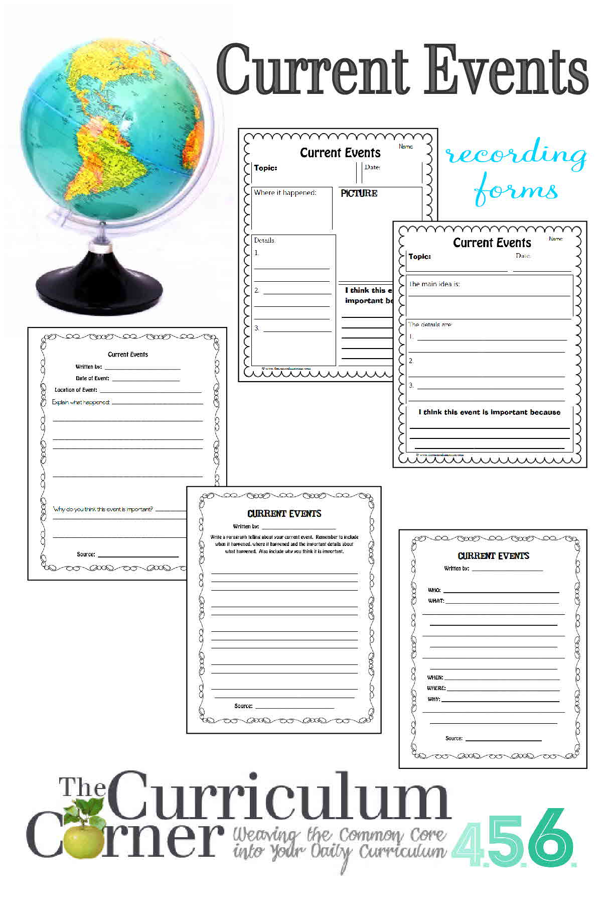 Printable Current Events Worksheets