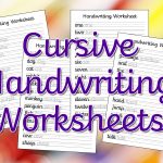 Cursive Handwriting Worksheets – Free Printable! ⋆ Mama Geek | Free Printable Cursive Writing Sentences Worksheets