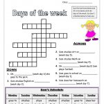 Days Of The Week Worksheets | Activity Shelter | Printable French Worksheets Days Of The Week
