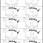 Dinosaur   Number Tracing 1 10 | Kids Craft (Work) | Dinosaurs | Dinosaur Printable Worksheets