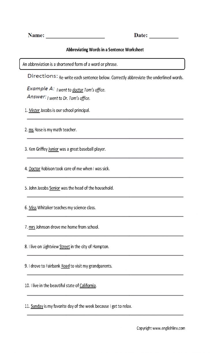 Texas Grade 10 English Worksheets