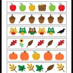Fall Math Packet For Preschoolers | Free Printable Fall Math Worksheets