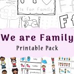 Family Theme Preschool And Family Worksheets For Kindergarten   Fun | Family Printable Worksheets