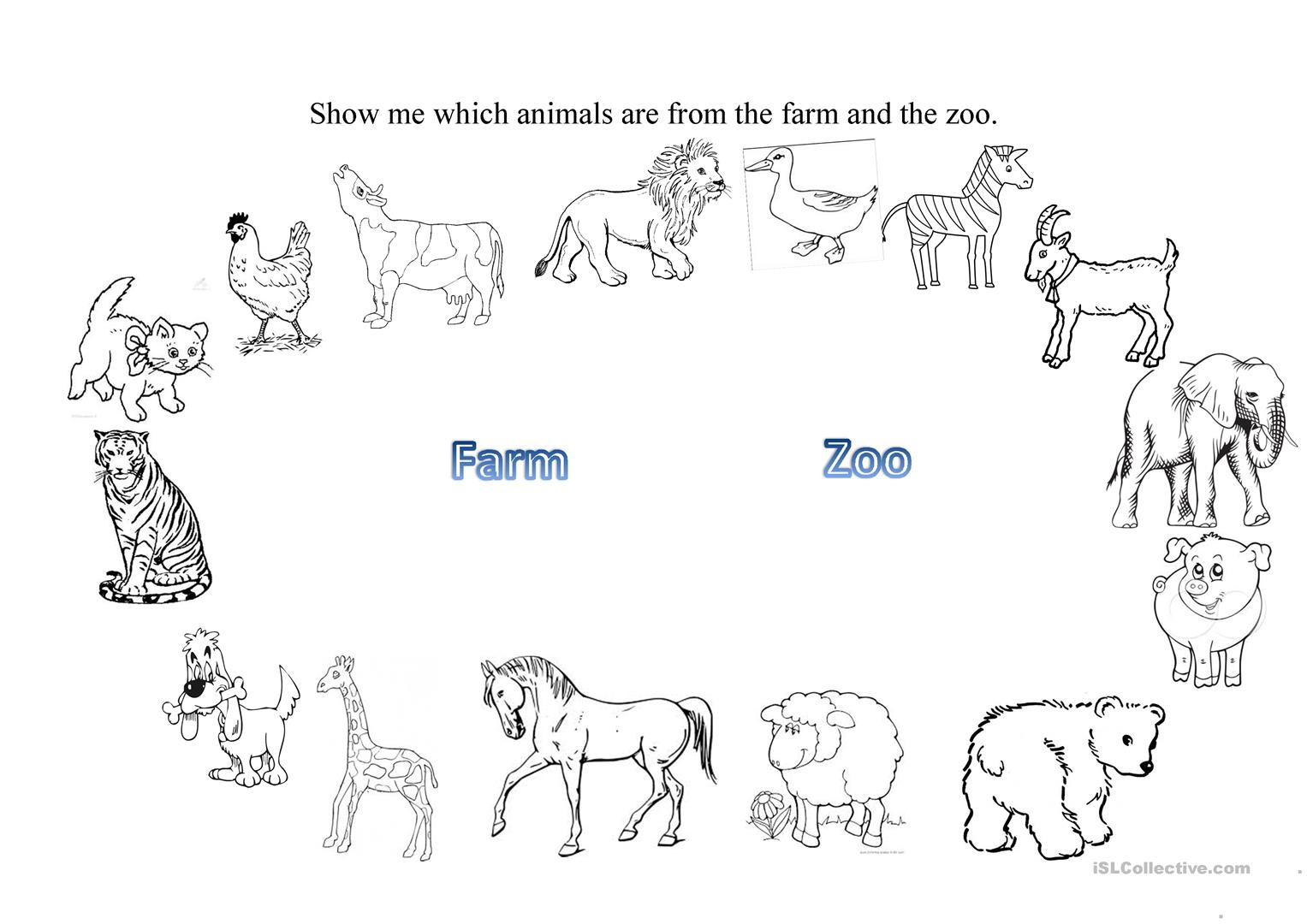Zoo Animals Worksheet This Worksheet Is Designed To Teach The Free Printable Zoo Worksheets