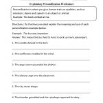 Figurative Language Worksheets | Personification Worksheets | Printable Personification Worksheets