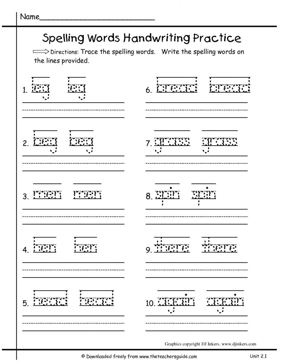 First Grade Writing Worksheets Free Printable – Worksheet Template | Free Printable 1St Grade Handwriting Worksheets
