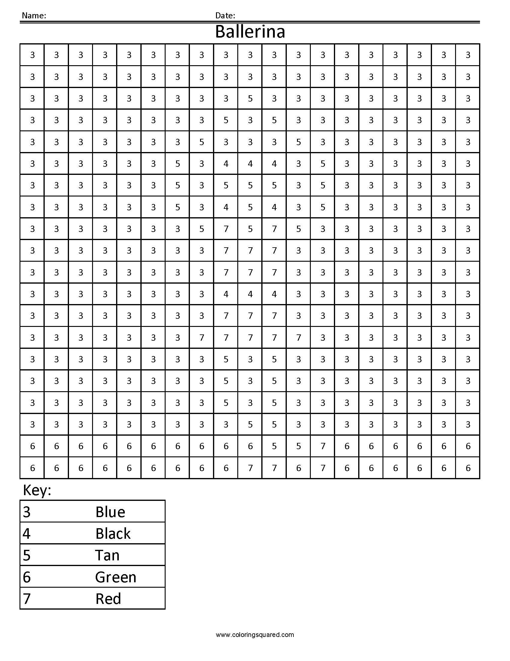 Free Coloring Pages- Pixel Art Coloring Book- Math For Kids | Free Printable Math Mystery Picture Worksheets