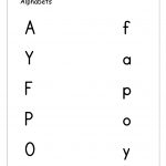 Free English Worksheets   Alphabet Matching   Megaworkbook | Abc Matching Worksheets Printable