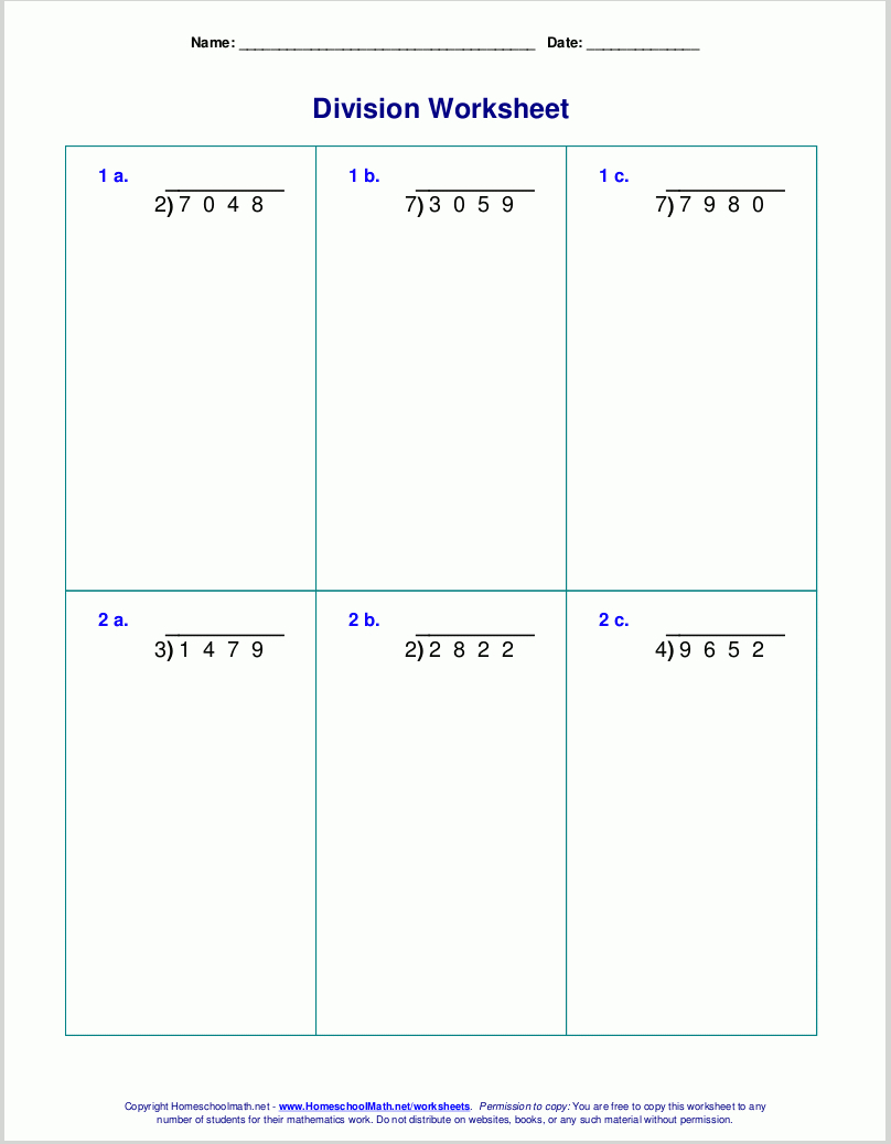 Free Math Worksheets | 4Th Grade Math Worksheets Printable Pdf