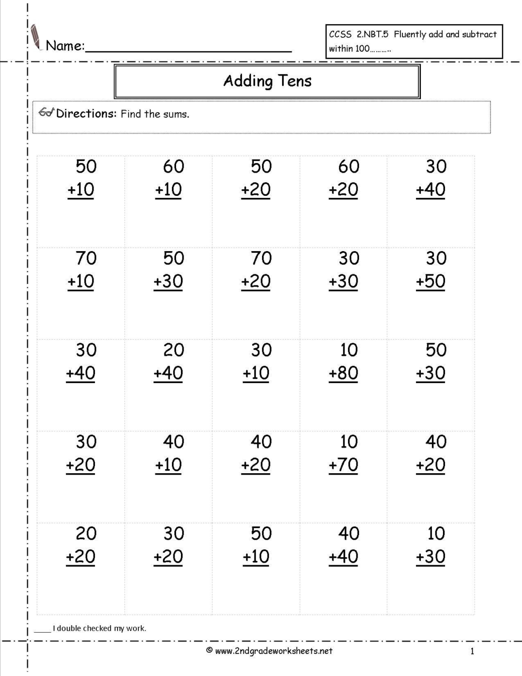 Touchpoint Math Worksheets Printable Printable Worksheets