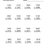 Free Math Worksheets For 5Th Grade | 5Th Grade Math Worksheet | Printable Multiplication Worksheets Grade 5