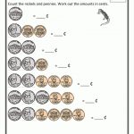 Free Money Counting Printable Worksheets   Kindergarten, 1St Grade | Free Printable Money Worksheets