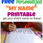 Free Name Tracing Worksheet Printable + Font Choices | Handwriting Names Printable Worksheets