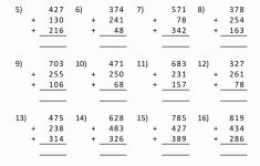 Free Printable Math Worksheets For Grade 4