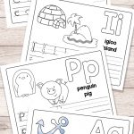 Free Printable Alphabet Book   Alphabet Worksheets For Pre K And K | Childrens Printable Alphabet Worksheets