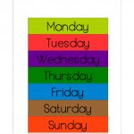 Free Printable Days Of The Week Workbook And Poster | The Resources | Free Printable Kindergarten Days Of The Week Worksheets