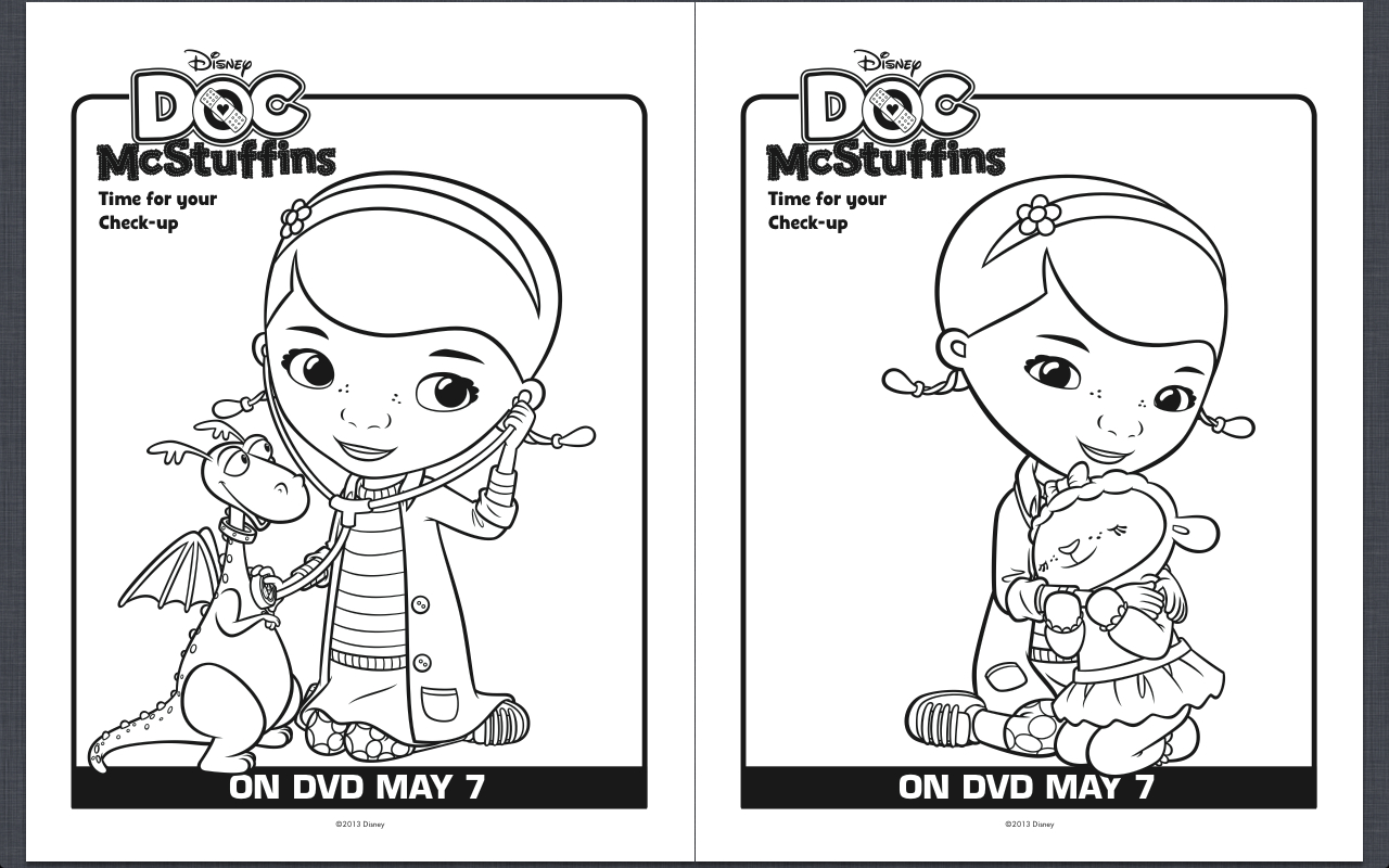 Free Printable Doc Mcstuffins Coloring Pages - Classy Mommy | Doc Mcstuffins Printable Worksheets