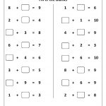 Free Printable First Grade Worksheets, Free Worksheets, Kids Maths | Printable Math Worksheets For Grade 1