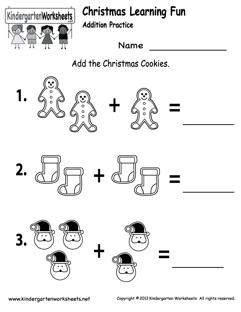 Free Printable Holiday Worksheets | Free Christmas Cookies Worksheet | Free Printable Christmas Math Worksheets Kindergarten