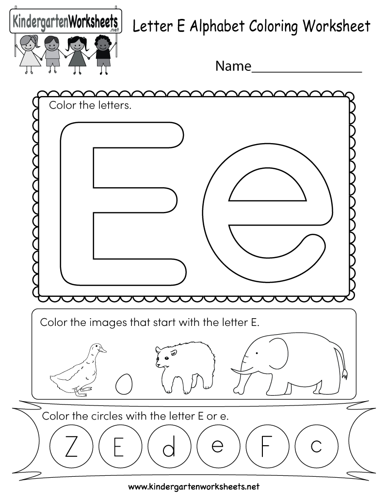 Letter E Worksheets For Kindergarten And Preschool Teachersmagcom 32 Fun Letter E Worksheets 