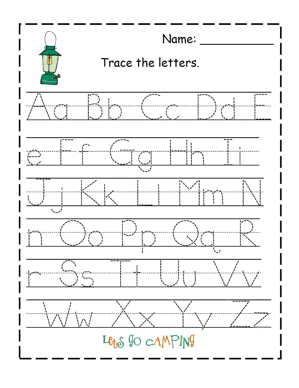 Free Printable Letter Worksheets For Preschoolers To Download - Math | Printable Letter Worksheets